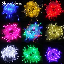 20 м 100 светодиодный Сказочный светильник для праздничного оформления AC 220 V 110 V водонепроницаемый открытый контроллер украшения на день рождения лучший сюрприз