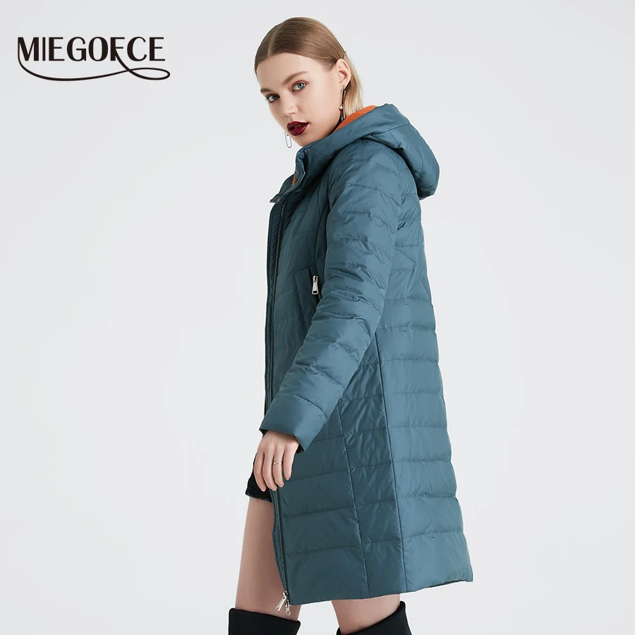 MIEGOFCE Весенняя осенняя куртка женское пальто ветрозащитный теплый женское пальто европейской и американской женской модели пальто дизаин