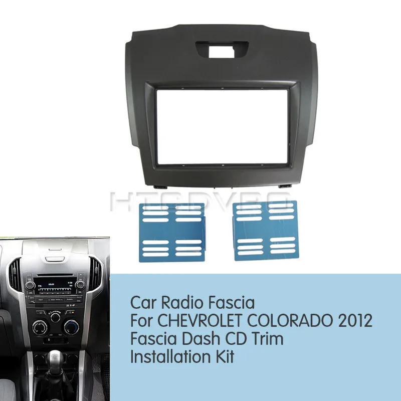YMODVHT 2din автомобиля радио фасции Для Chevrolet Colorado 2012 стерео панель приборной панели отделка Установка комплект рамки