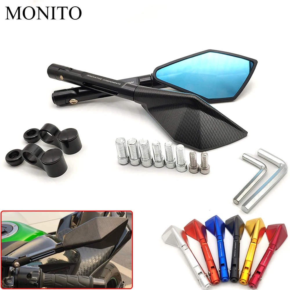 

Universal CNC Motorcycle Rear View Mirror Motorbike Rearview Side Mirror For BMW HP2 Enduro/Megamoto/Sport K1200R K1200S K1300S