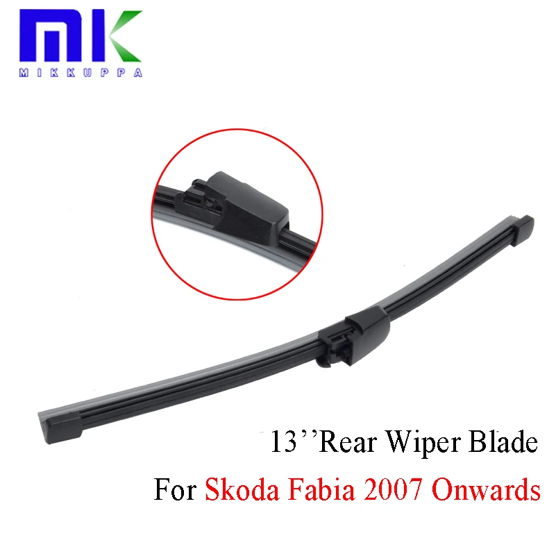 Передние и задние щетки стеклоочистителя для Skoda Fabia 2007 2008 2009 2010- Силиконовое резиновое ветровое стекло авто аксессуары