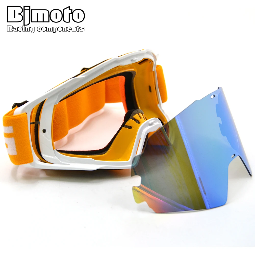 BJMOTO мотоциклетная обувь для катания на лыжах и сноуборде Для мужчин Для женщин Открытый Gafas Casco Мото очки линзы UV Защитные очки для шлема