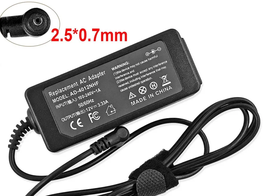 Адаптер переменного тока для SAMSUNG AD-4012NHF 12 V 3.33A для A12-040N1A XE500T1C XE700T1C планшет Chromebook xe303c12-h01us