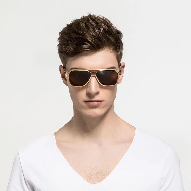 Мужские очки в стиле стимпанк Carter, негабаритные солнцезащитные очки, поляризационные мужские солнцезащитные очки Lunette, Ретро стиль, роскошные брендовые водительские очки oculos