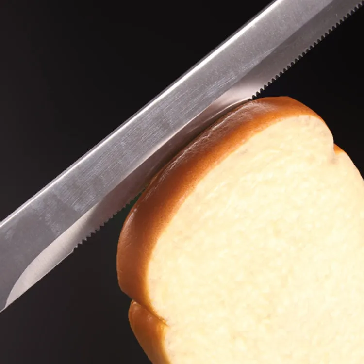 1" кухонный утолщенный нож для хлеба из нержавеющей стали зубчатый нож для торта Кондитерские ножи для резки тостов инструмент для нарезки выпечки