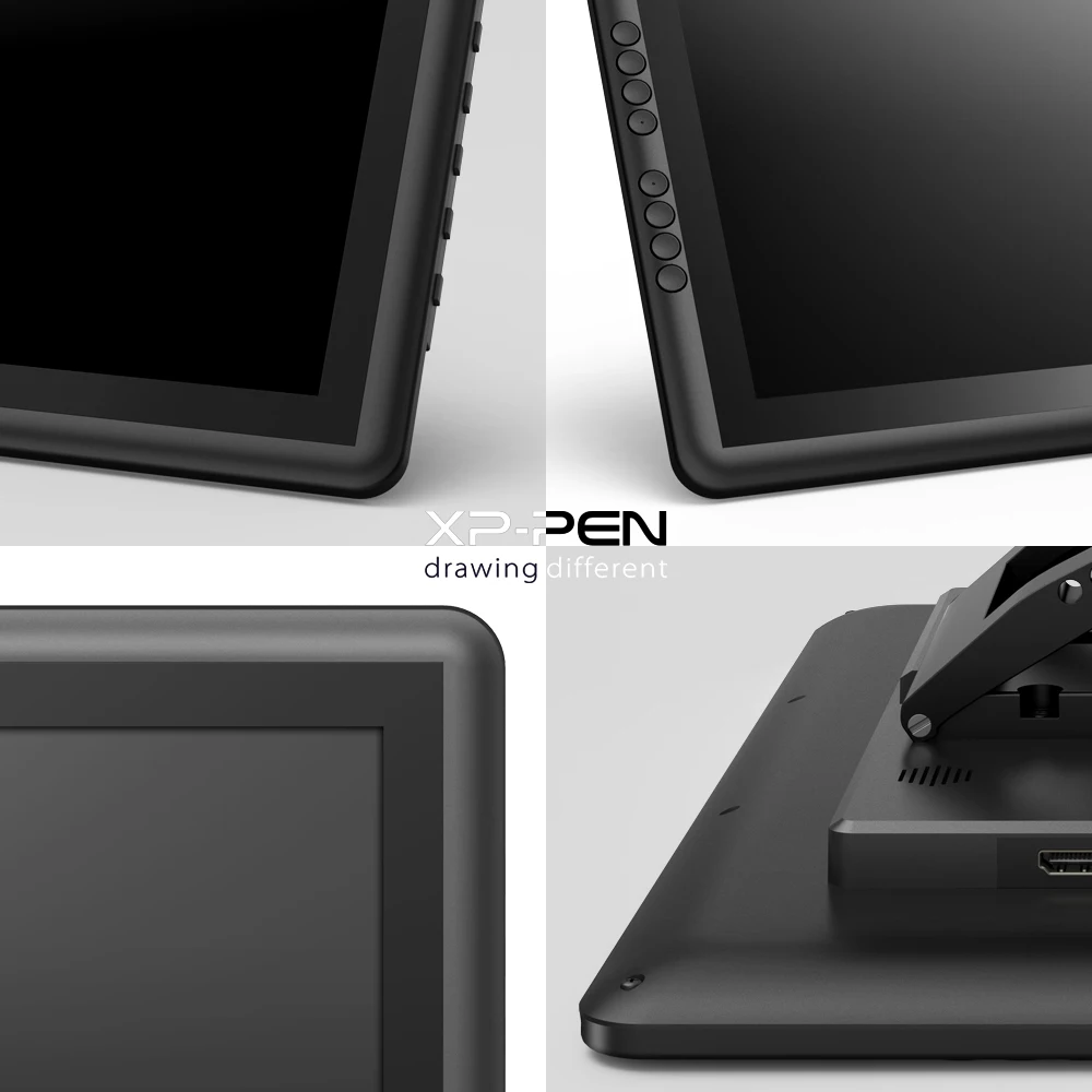 XP-Pen Artist16Pro dibujo tableta Monitor gráfico tableta Digital electrónica con teclas exprés y soporte ajustable - 5