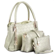 Mujeres 3 unids Tote Bag Pu Bolsas Monedero Del Bolso Conjunto Bolso de Asa Superior Bolsas Bolso Mujer Bolsos Mujer Mim Desigues