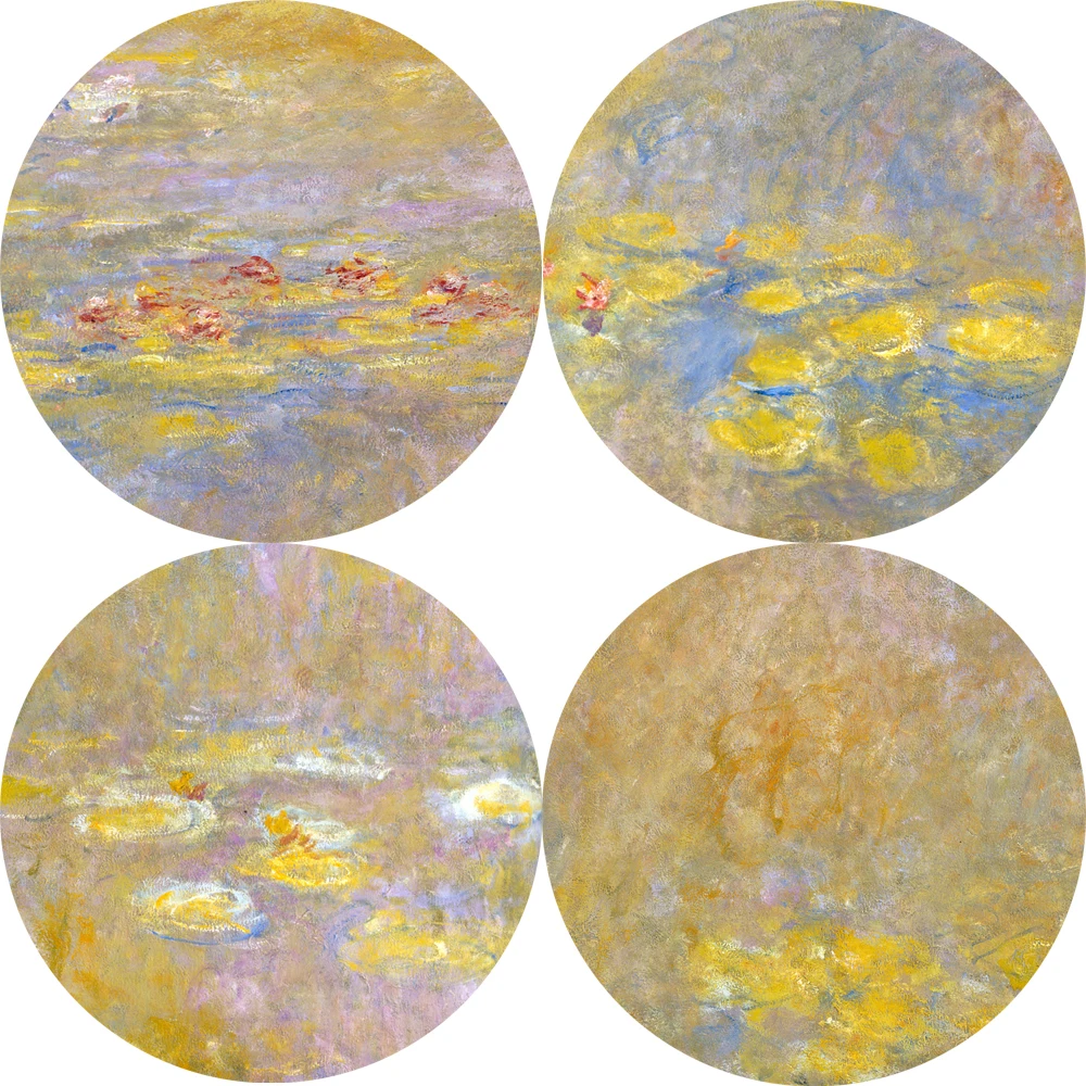 Monet водяные лилии картины репродукции на стене импрессионист пейзаж цветы