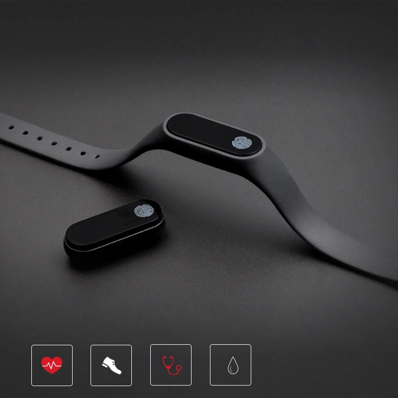BINZI Intelligent Smart Bracelet Men's Stylish Fitness Smart Wristband Students Young Girls Fashion Electronic Bands Watches Man