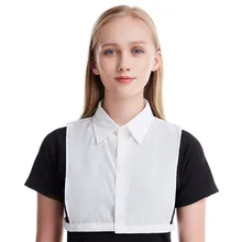Ladies Women Adult Detachable Lapel Shirt Fake Collar Fashion Solid Color False Blouse Neckwear Clothing Accessories 30LY15