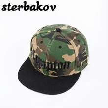 Sterbakov бренд камуфляж подножка Письмо Snapback Бейсбол Кепки Камуфляж хип-хоп шляпа для Для мужчин Для женщин уличных танцев модные aba рета розовый