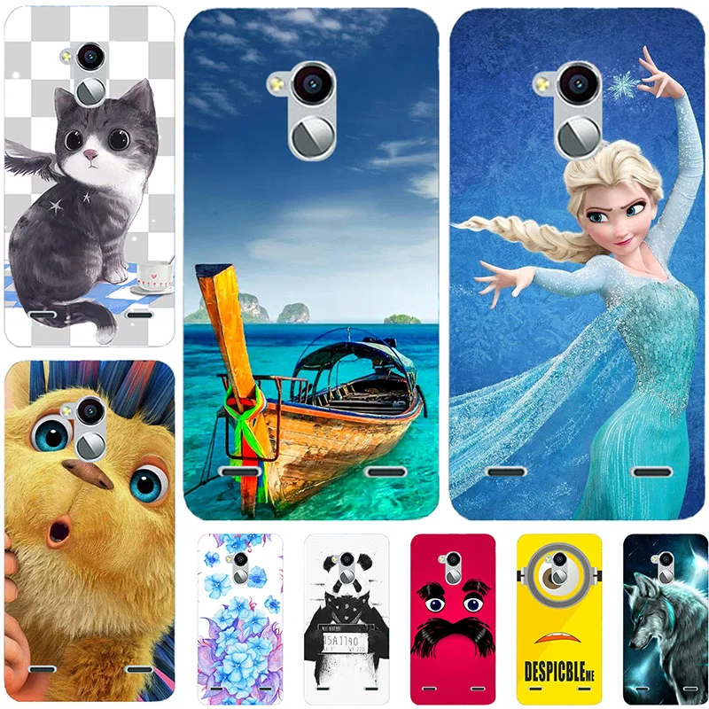 

Fashion Cartoon Printing Case For ZTE Blade V7 Lite V7Lite Blade V6 Plus V0720 Soft Silicone Landscape Drawing Back Cover Coque