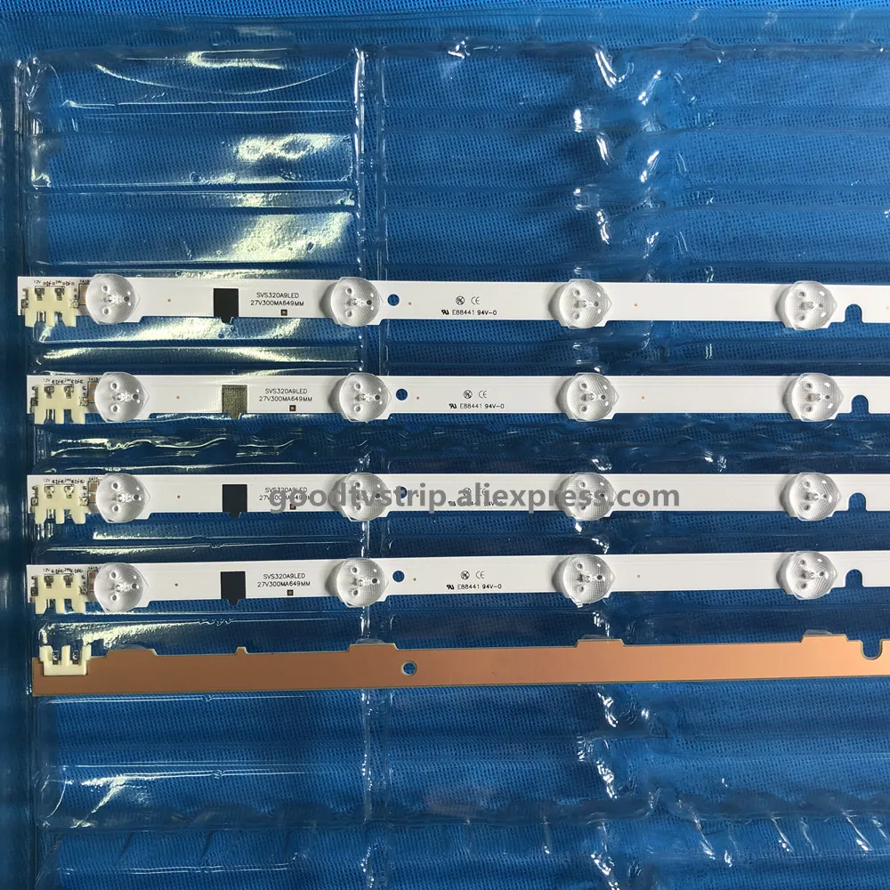 Для Samsung 2013SVS32H Ue32f5000 D2GE 320SCO R3 UA32F4088AR UA32f4100AR подсветка люмен 320SC0 650 мм 9LED 32