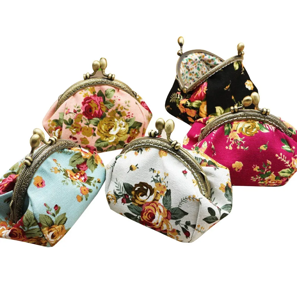 

Superior Quality Women Lady Retro Vintage Flower Small Wallet Hasp Purse Clutch Bag Star with the paragraph dropship B# 3.28 #0