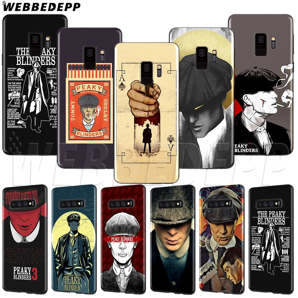 WEBBEDEPP Peaky Blinders TPU Soft Case for Samsung Note 8 9 10 S6 S7 S8 S9 S10 S10e S20 ultra A71 A51 A81 A91 Lite Edge Plus | Мобильные