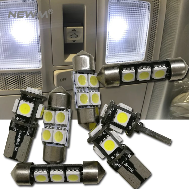 

13pcs White Car LED Light Bulbs Interior Package Kit 2014 2015 2016 2017 For Mazda 6 Map Dome Step/Courtesy License Plate Lamp