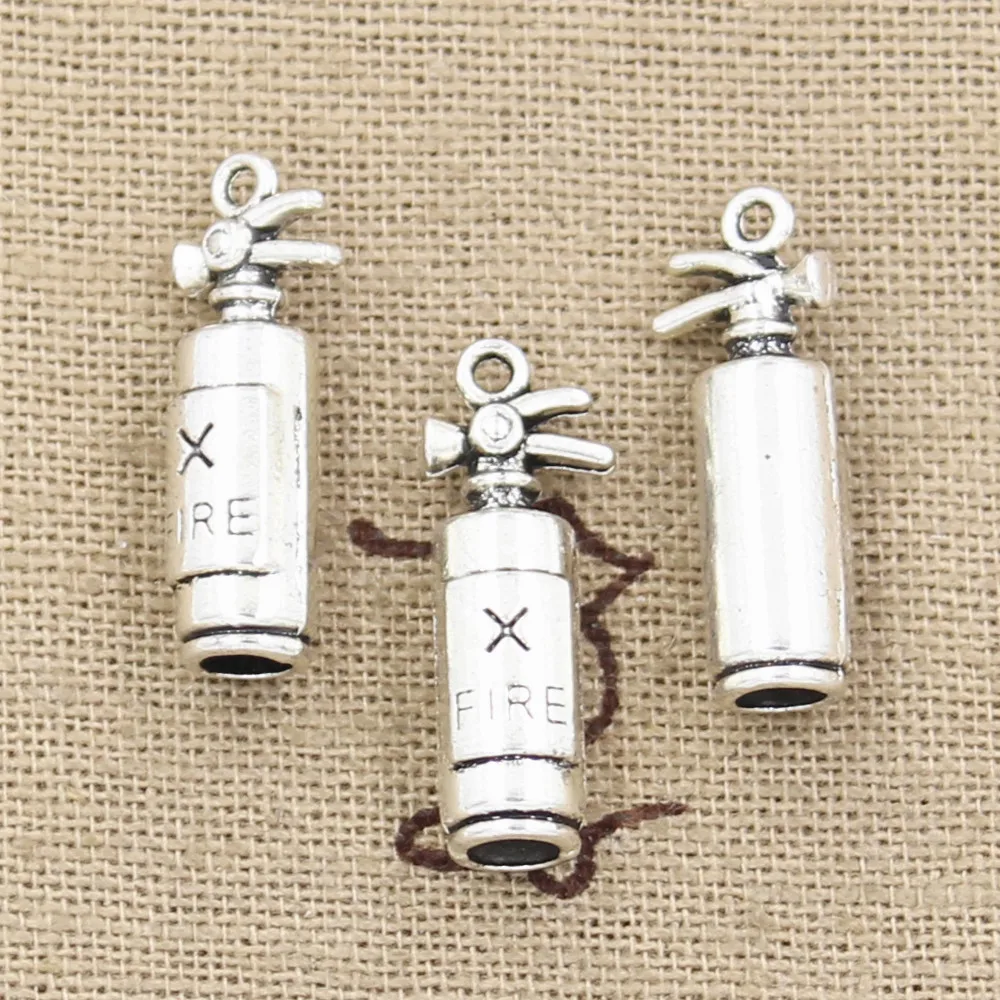 

5pcs Charms fire extinguisher fireman 23x6x6mm Antique Making pendant fit,Vintage Tibetan Silver Bronze,DIY Handmade Jewelry