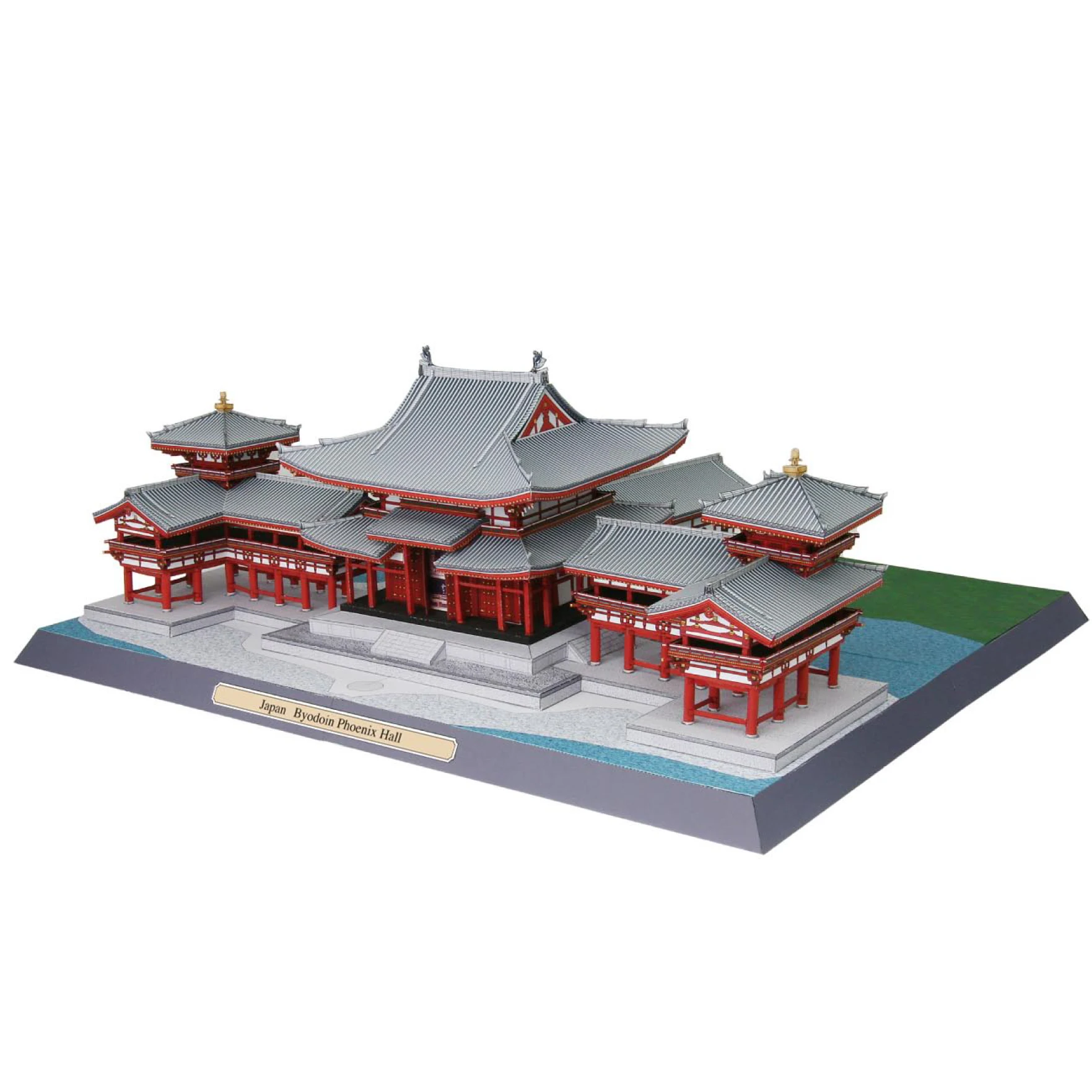 Byodoin Phoenix Hall японские ремесленные Бумажные модели 3D DIY Развивающие игрушки ручная