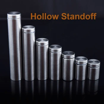 

DHL Free Shipping Hollow & Brush Advertising Fixing Screws metal standoffs 19*150mm 100pcs/lot