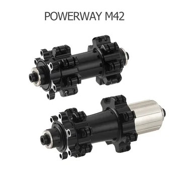 

Powerway M42 Disc Brake Hub For Cyclocross Gravel Bike or Mountain Bike Front 100mm MTB Aluminum Straight Pull Hub Taiwan