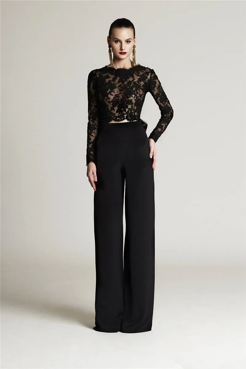 Elegant-2015-Black-Lace-Mother-Of-The-Bride-Pant-Suits-Chiffon-Jewel ...