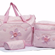 4 шт./компл. сумка для детской коляски для мам сумки для подгузников модная игрушка автомобиля траве, с Божьими коровками для похода по магазинам большой Ёмкость сумка для мамы, матери сумки