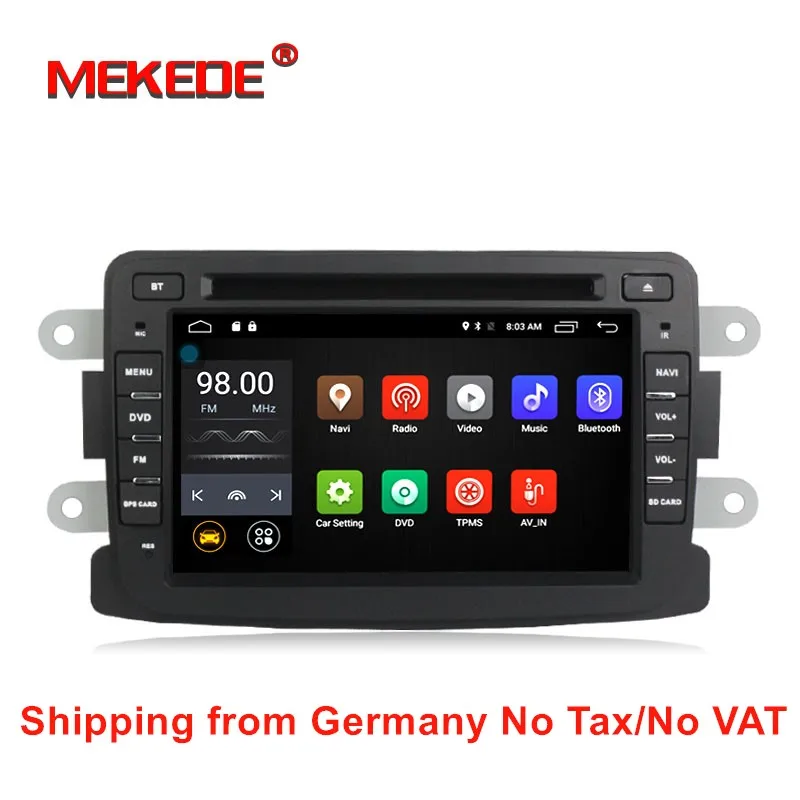 Flash Deal free shipping Quad Core Android 7.1 4G lte GPS Navigation For Dacia Duster Logan Sandero Lada/Xray car radio stereo 3