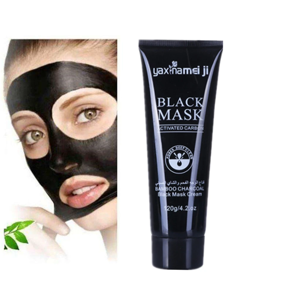 

Smooth Skin Black Mask Deep Moisturizing Sheet Face Mask Oil Control Shrink Pores Whitening Blackhead Suction Peel off Mask 120g