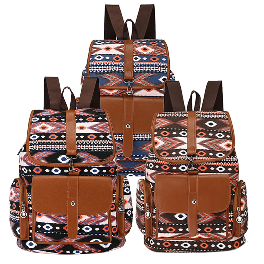 Lovely Animals Printing Canvas Backpack In Woman s Casual Daypacks Girls School Backbag Mochila Feminina High