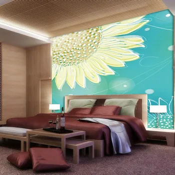 

Fashion adesivo de parede wallpaper Environmental Mural non-woven wall paper the fairy tale background homedecoration