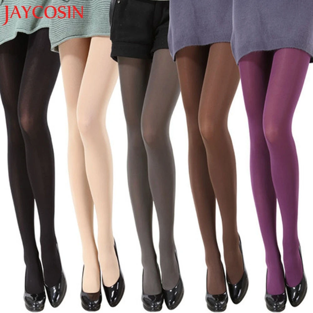 

JAYCOSIN Autumn Burnish Opaque Tights Candy Color Tights Trample Dropship Oct.16