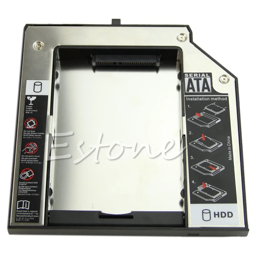 New 9.5mm 2nd SATA HDD SSD Caddy Adapter Hard Drive For IBM Lenovo