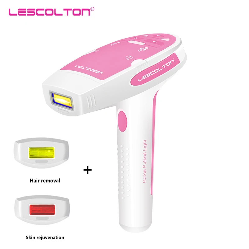 Lescolton IPL эпилятор безболезненное удаление волос депиляция машина тело бикини Женщины депилятор бритва T006 - Цвет: T006-extra HR lamp