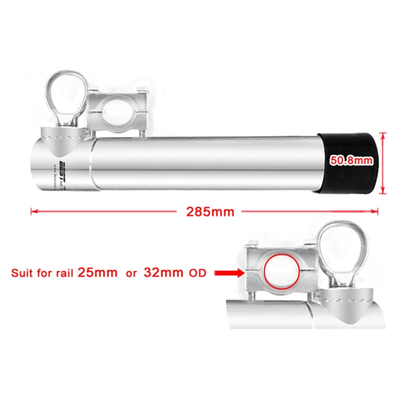 

360 Degree Adjustable Removable Multi Directional Rail Mount Stainless Steel 316 Fishing Rod Holder For Rail 25Mm To 32Mm Boat#5