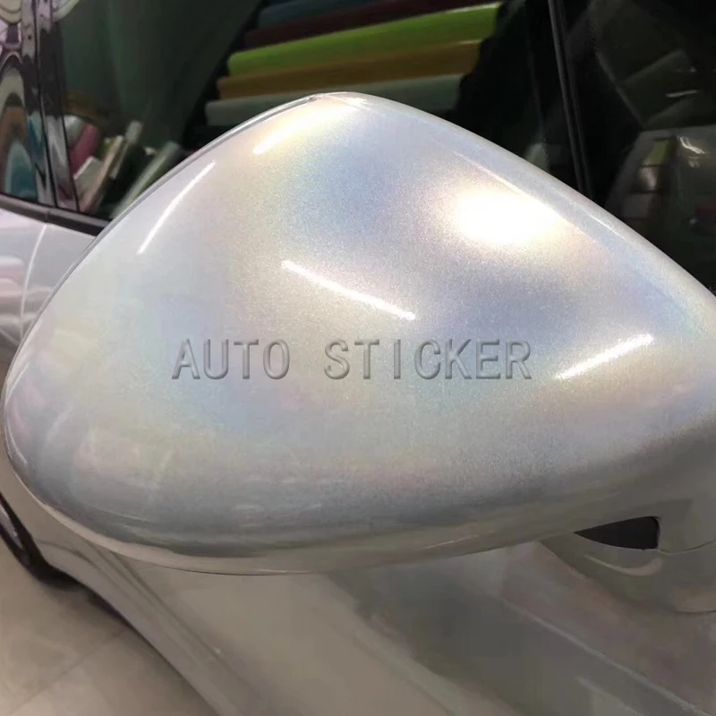 laser white car wrap 6