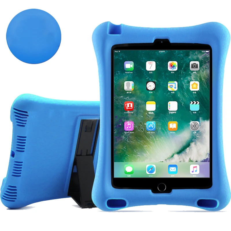 Противоударный Детский защитный чехол для iPad 9 7 2018 2017 Pro Мягкий силиконовый Air 1 2