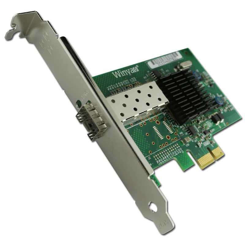 1 порт Fibre Channel NIC Card PCI E x1 Gigabit Ethernet адаптер JL82576EB чипсет|card bus adapter|adapter weavercard audio |