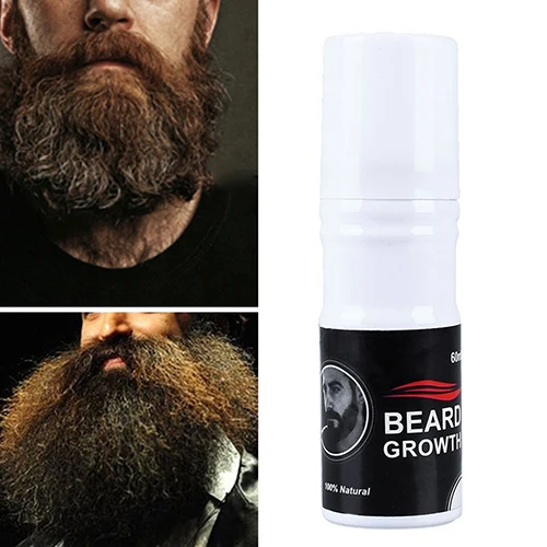 Fashion 60ml Men Beard Mustache Glow Stimulator Fast Nutrition Growth Spray