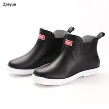 2017 new rainboots male bot short tube low rain boots waterproof fishing boots Water bot rubber galoshes boots men цена 2017 new rainboots male bot short tube low rain boots waterproof fishing boots Water bot rubber galoshes boots men цены онлайн