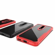 Case for OnePlus 7 Pro Case Anti-knock Transparent Acrylic Reinforced Corner TPU Soft Silicone cover for OnePlus 7 Pro Coque