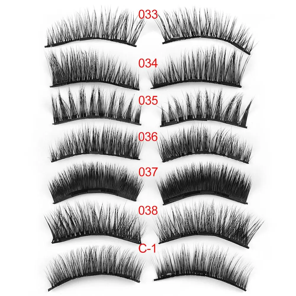 1 Набор, 0,07, тройные магнитные накладные ресницы, инструменты для наращивания, полный охват, без клея, магниты, ресницы для глаз, толстые длинные инструменты для макияжа