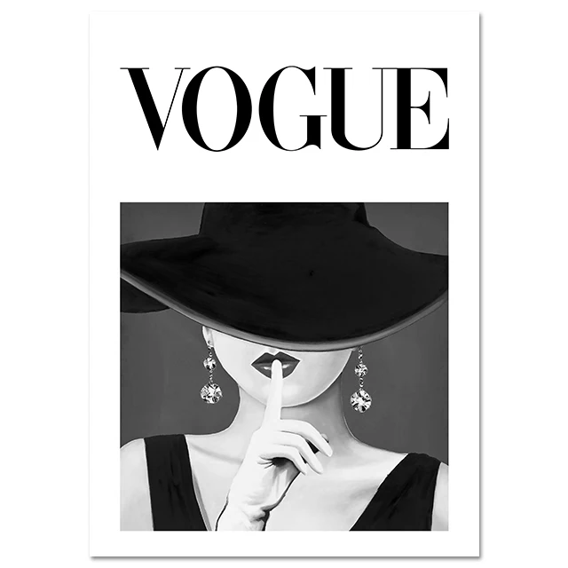 Современная Настенная картина губы Vogue плакат духи скандинавские плакаты и принты настенная живопись на холсте для гостиной украшение дома - Цвет: Picture 4