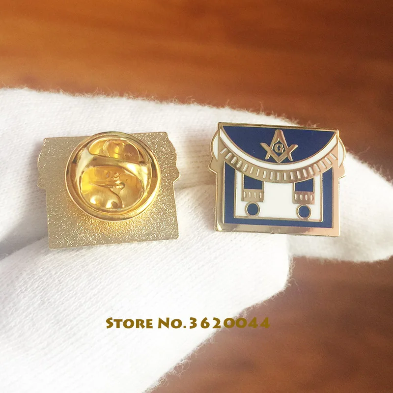 Buy 50pcs Mason Freemason Square and Compass Apron Lapel Pins Masonic Custom