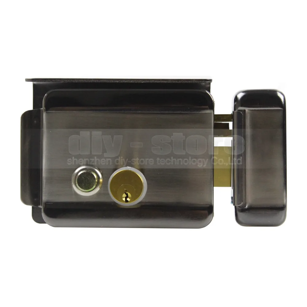 Diysecur водонепроницаемый Электрический замок системы безопасности двери rim lock для