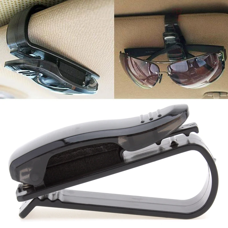 

2PCS Portable ABS Clips Car Vehicle Sun Visor Sunglasses Eyeglasses Glasses Ticket Holder Clip Auto Fastener Clip