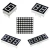 Tubo Digital de 7 segmentos de 0,56 pulgadas, pantalla de dígitos LED de 1bit/2bit/3bit/4bit, Red de cátodo común, matriz de punto rojo brillante de 8x8 Led ► Foto 1/6
