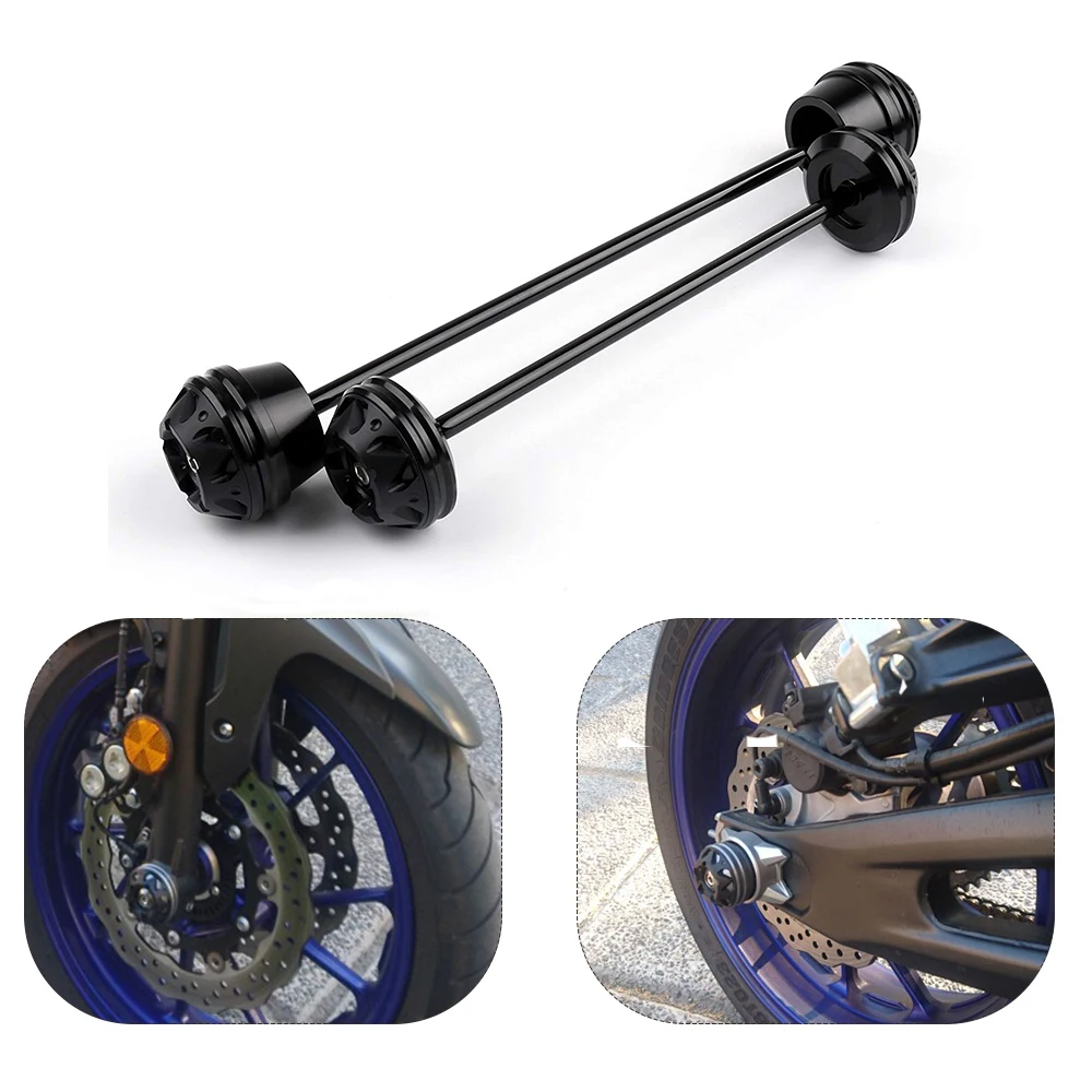 

JMCRider For YAMAHA MT-07 FZ-07 MT07 MT 07 2014 2015 2016 Motorcycle Axle Fork Wheel Protector Sliders Falling Protection