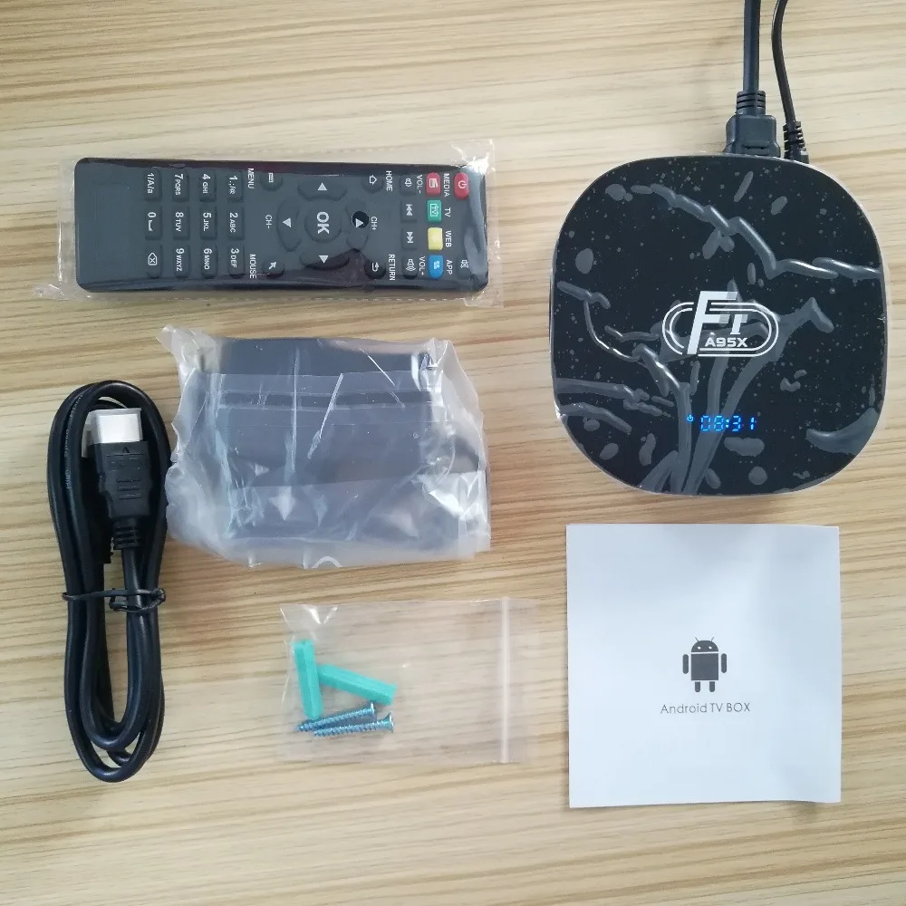 Приставка Смарт ТВ A95X F1 Android 8 1 4 ядра 2 + 16 ГБ ГГц Wi Fi|ТВ-приставки и медиаплееры| |