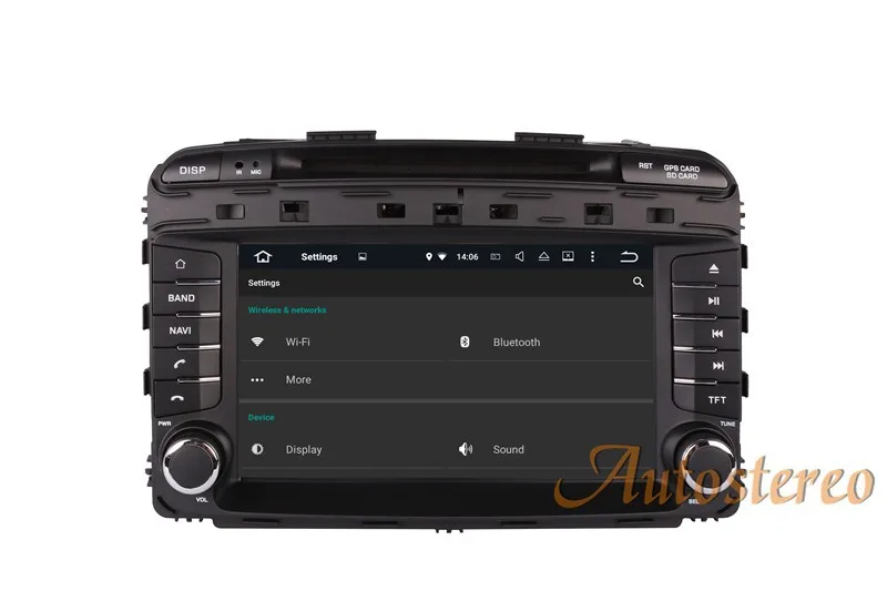 Perfect Android 9.0 multimedia Car DVD player GPS navigation radio Stereo for Fit for KIA Sorento(UM) Sorento GPS auto radio stereo unit 16