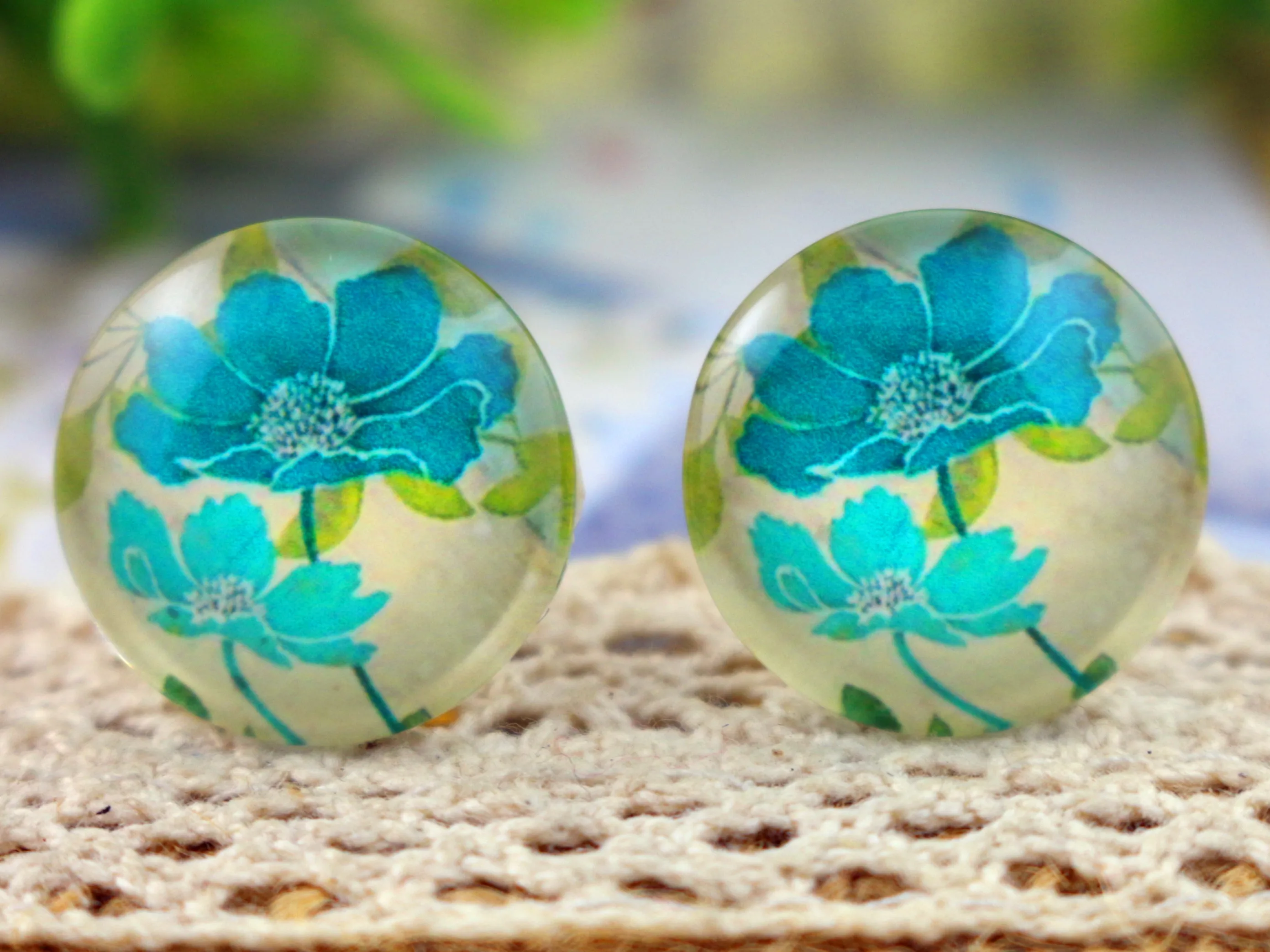 

10pcs 20mm Handmade Photo Glass Cabochons (H2-74)